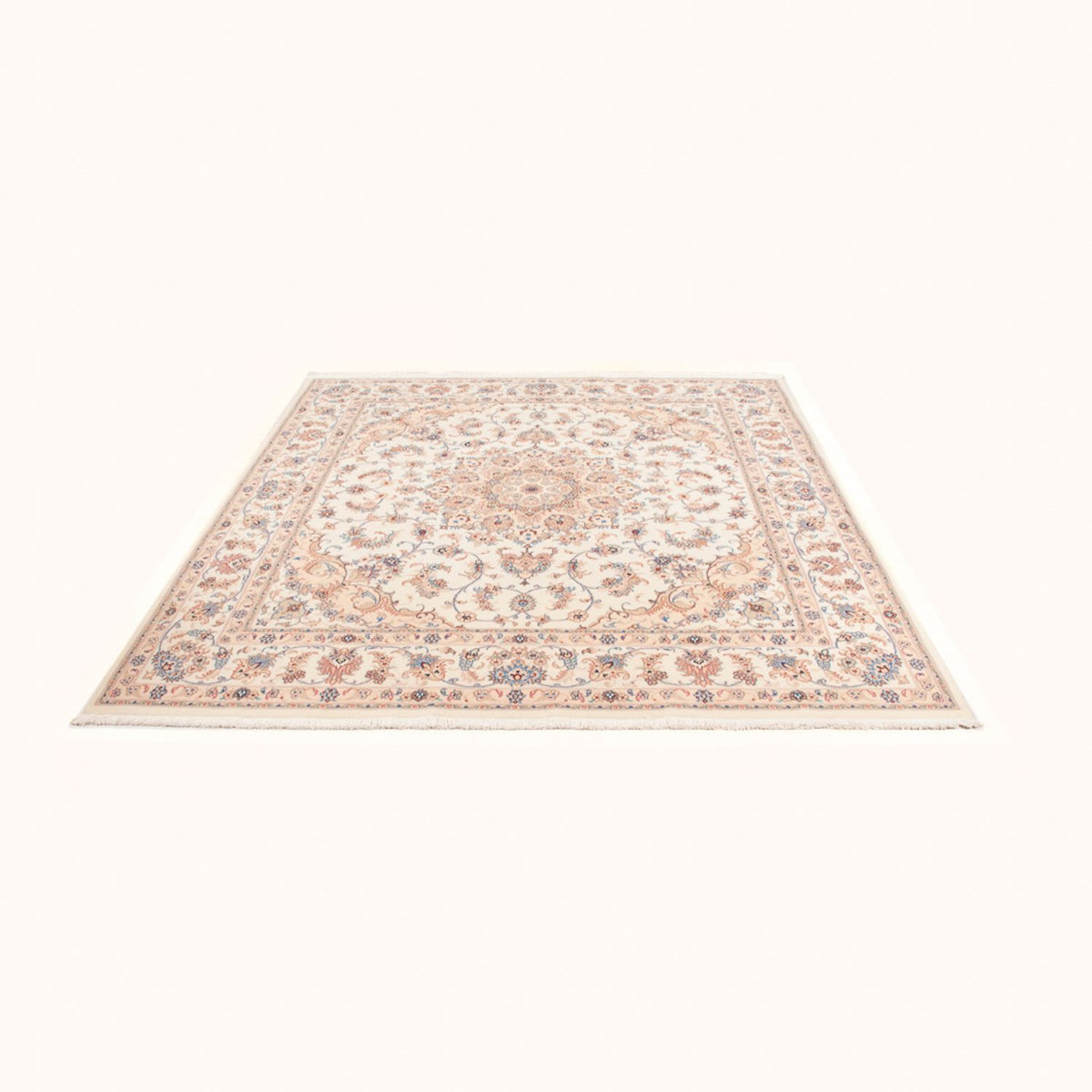 Persisk tæppe - Tabriz - Royal firkantet - 211 x 198 cm - creme
