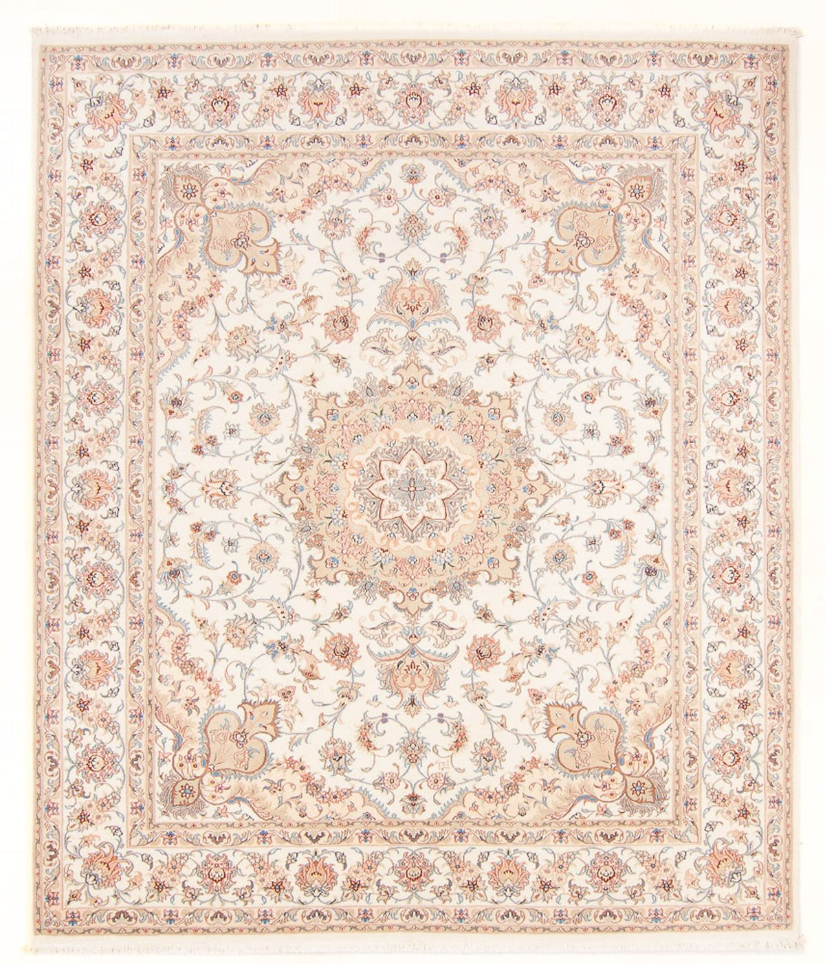 Persisk tæppe - Tabriz - Royal - 243 x 198 cm - creme