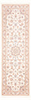 Løber Persisk tæppe - Tabriz - Royal - 254 x 81 cm - creme