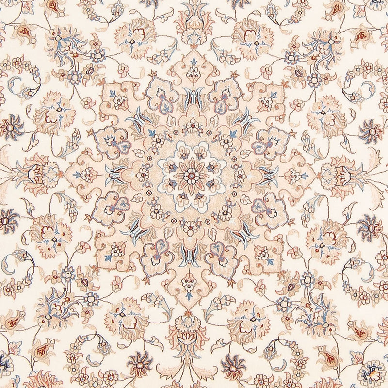 Persisk tæppe - Tabriz - Royal rundt  - 199 x 197 cm - creme