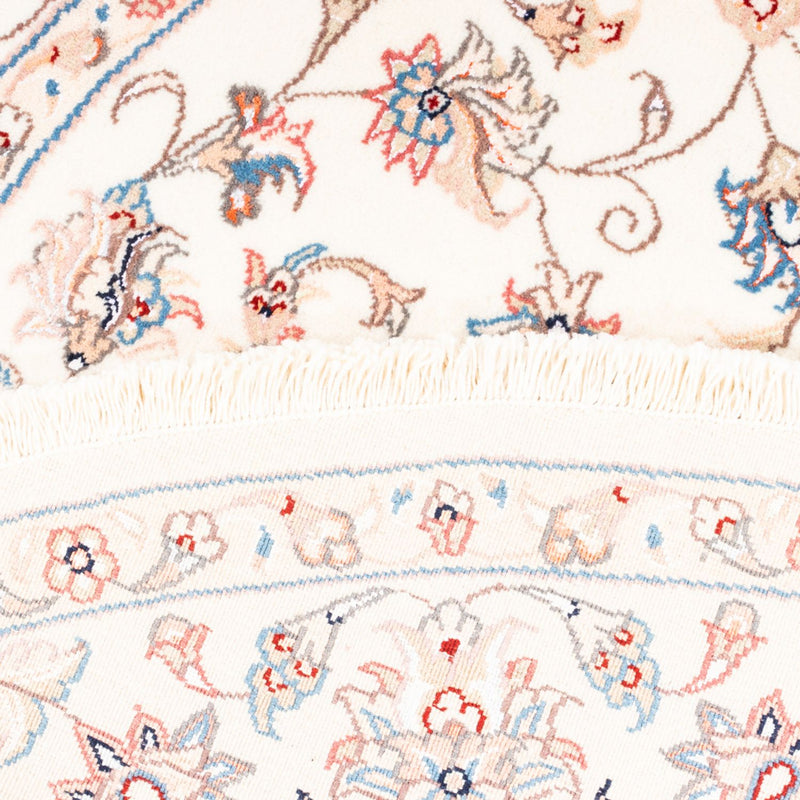 Persisk tæppe - Tabriz rundt  - 152 x 146 cm - creme