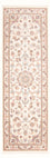 Løber Persisk tæppe - Tabriz - Royal - 250 x 80 cm - creme