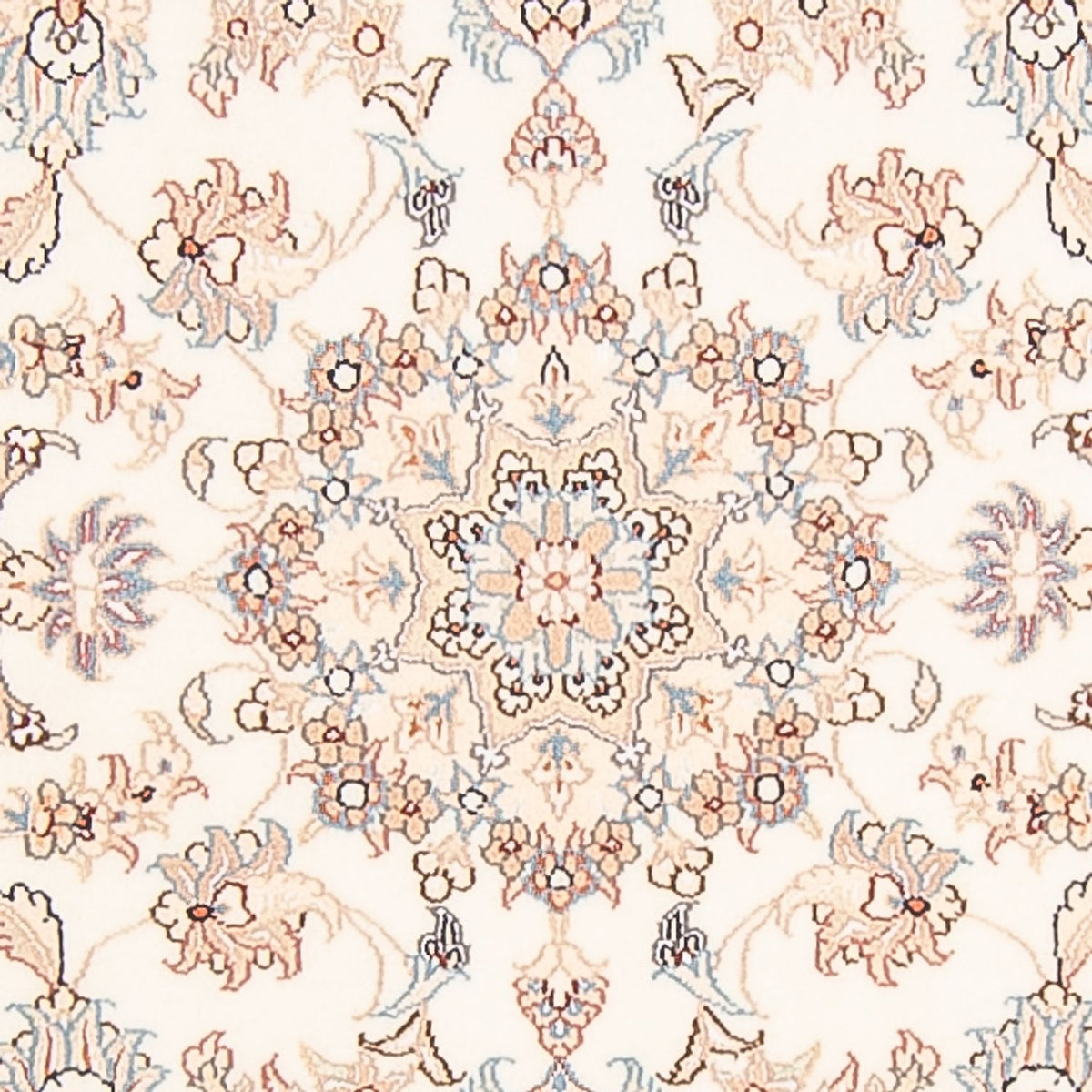 Løber Persisk tæppe - Tabriz - Royal - 250 x 80 cm - creme