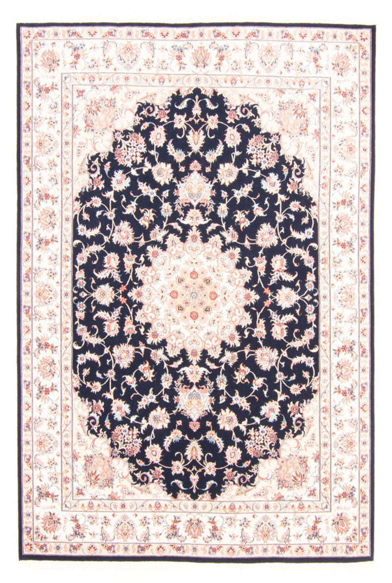 Persisk tæppe - Tabriz - Royal - 233 x 168 cm - mørkeblå