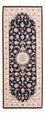 Løber Persisk tæppe - Tabriz - Royal - 208 x 82 cm - mørkeblå