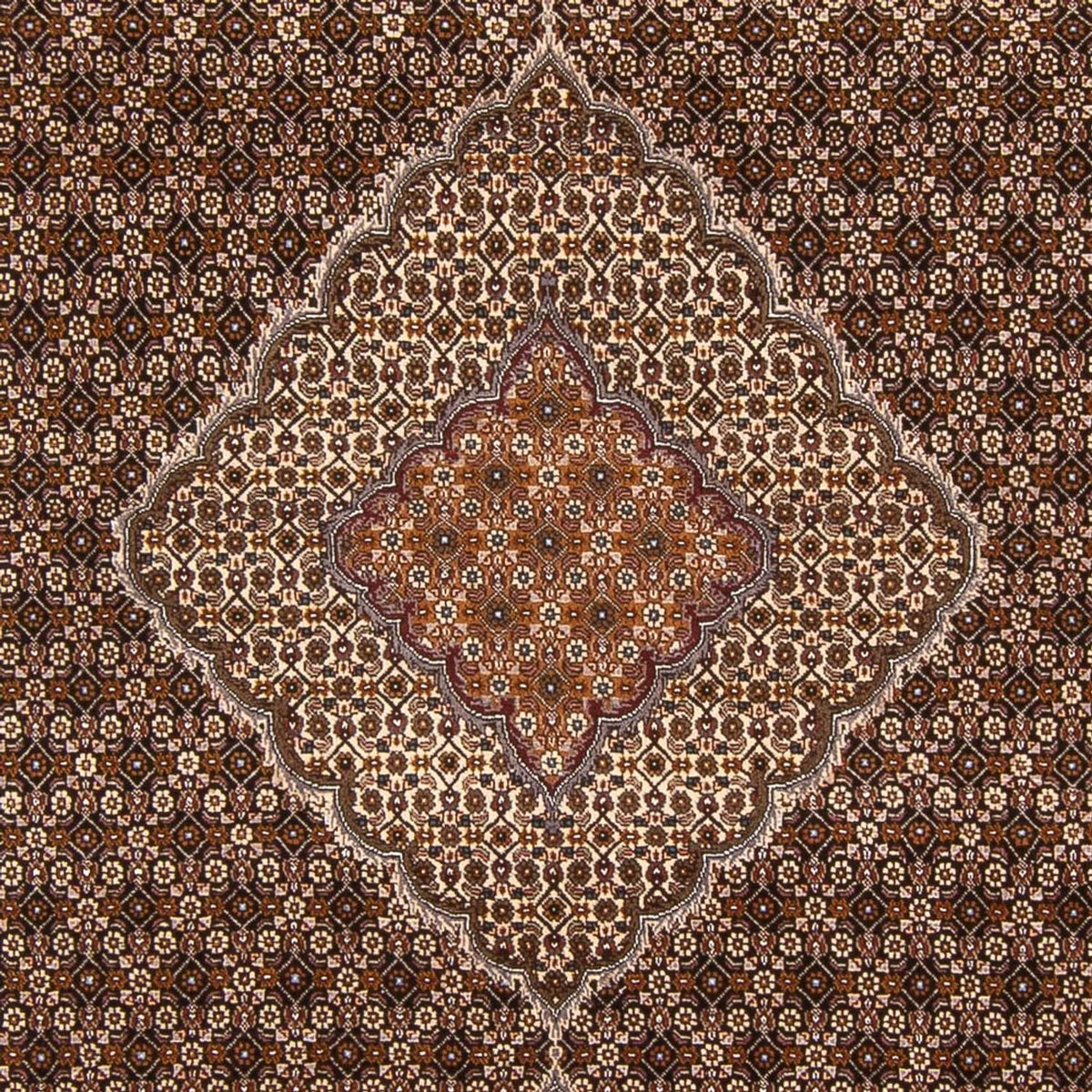 Persisk tæppe - Tabriz - Royal - 300 x 206 cm - mørkeblå