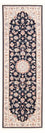 Løber Persisk tæppe - Tabriz - Royal - 252 x 81 cm - mørkeblå