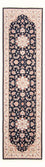 Løber Persisk tæppe - Tabriz - Royal - 295 x 81 cm - mørkeblå