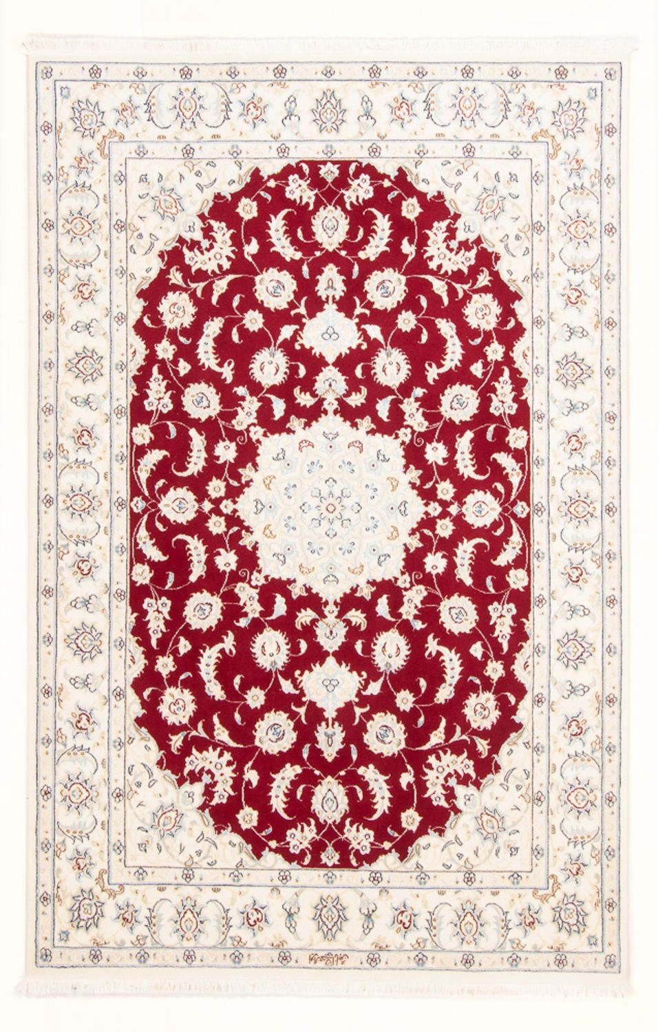 Persisk tæppe - Nain - Royal - 178 x 118 cm - rød