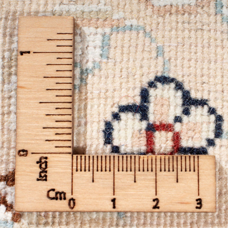 Persisk tæppe - Nain - Premium - 117 x 81 cm - mørkeblå