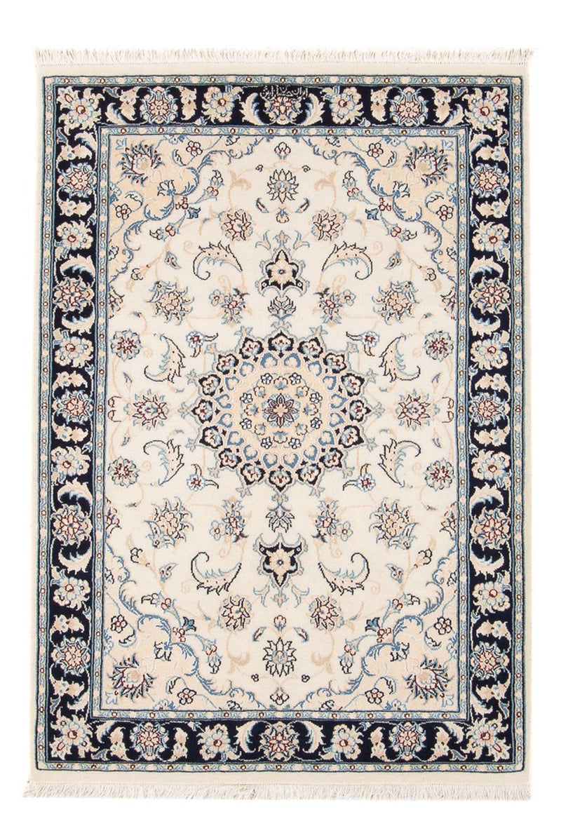 Persisk tæppe - Nain - Premium - 120 x 81 cm - creme