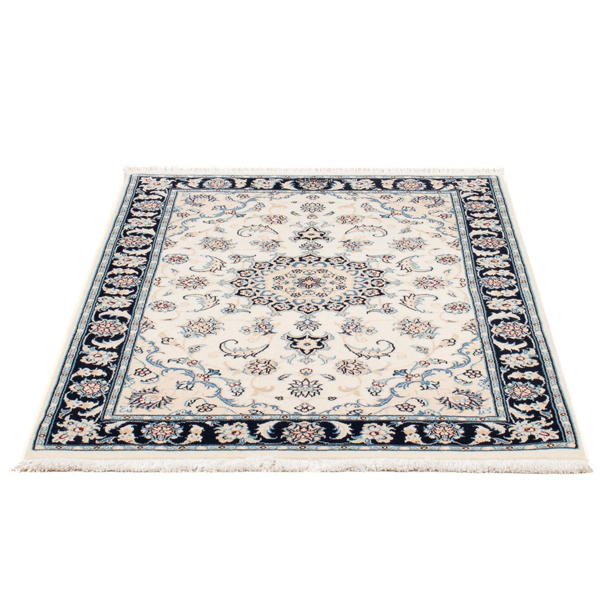 Persisk tæppe - Nain - Premium - 120 x 81 cm - creme