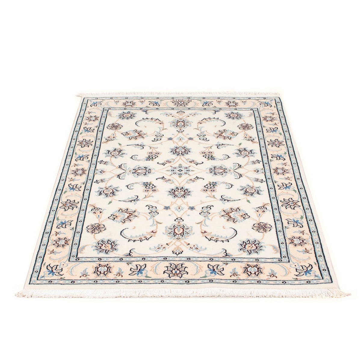 Persisk tæppe - Nain - Premium - 120 x 81 cm - creme