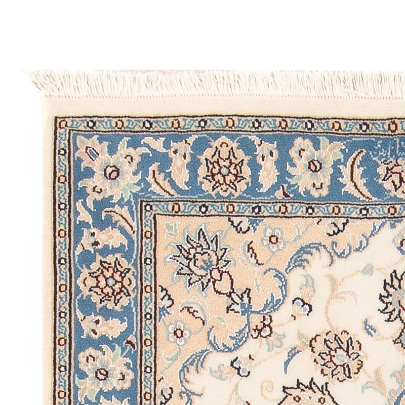 Persisk tæppe - Nain - Premium - 122 x 82 cm - creme