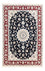 Persisk tæppe - Nain - Premium - 180 x 118 cm - mørkeblå