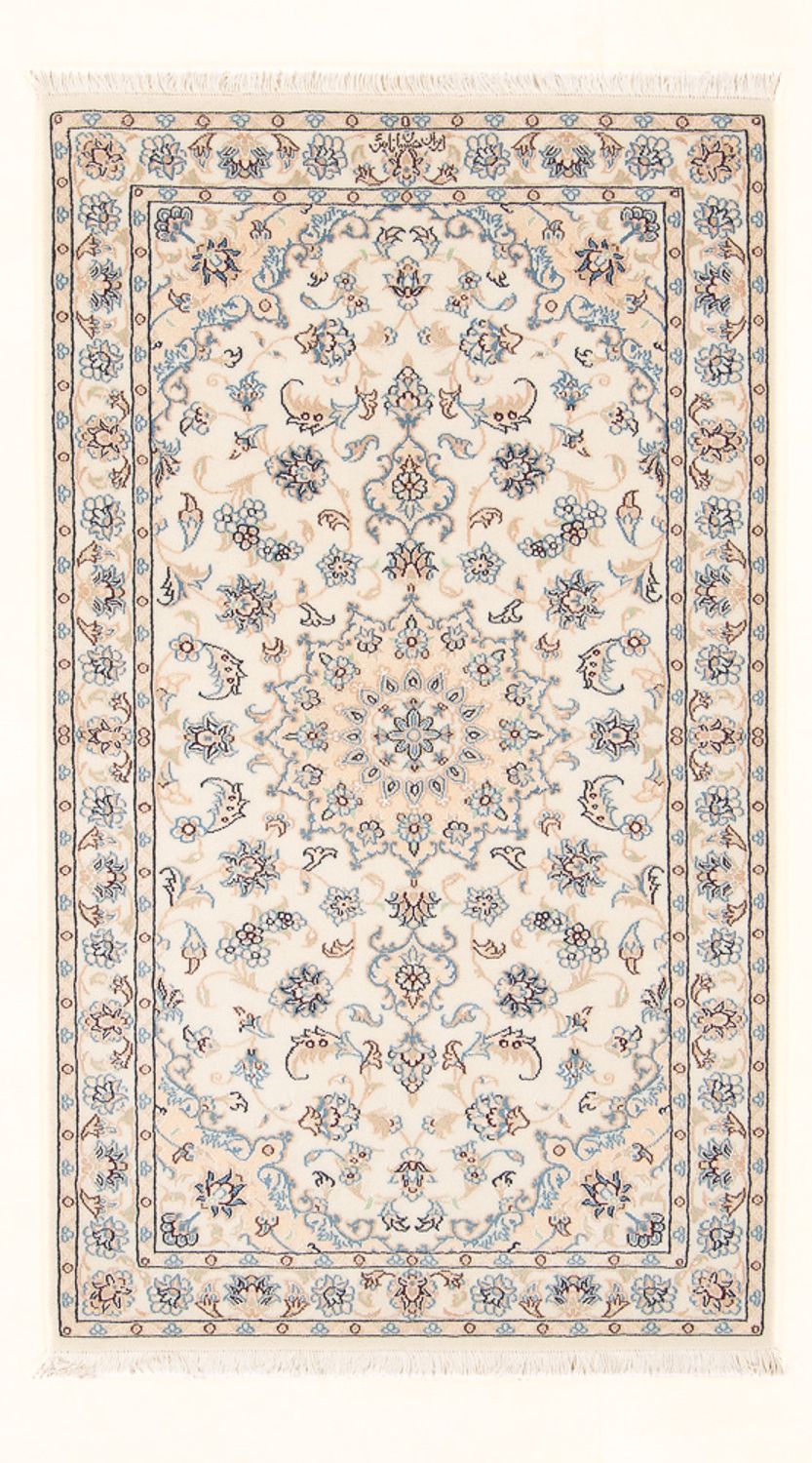 Persisk tæppe - Nain - Premium - 140 x 76 cm - creme