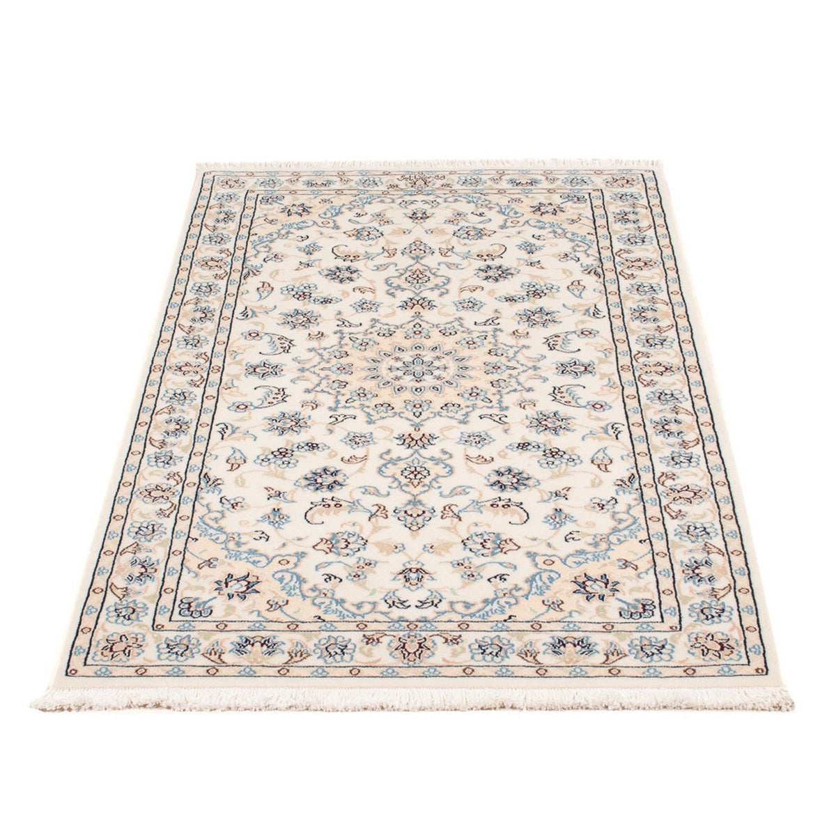 Persisk tæppe - Nain - Premium - 140 x 76 cm - creme