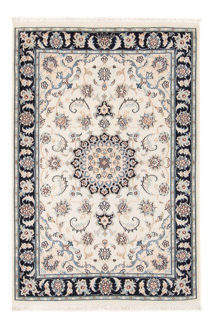 Persisk tæppe - Nain - Premium - 120 x 82 cm - creme