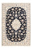 Persisk tæppe - Nain - Premium - 158 x 109 cm - mørkeblå