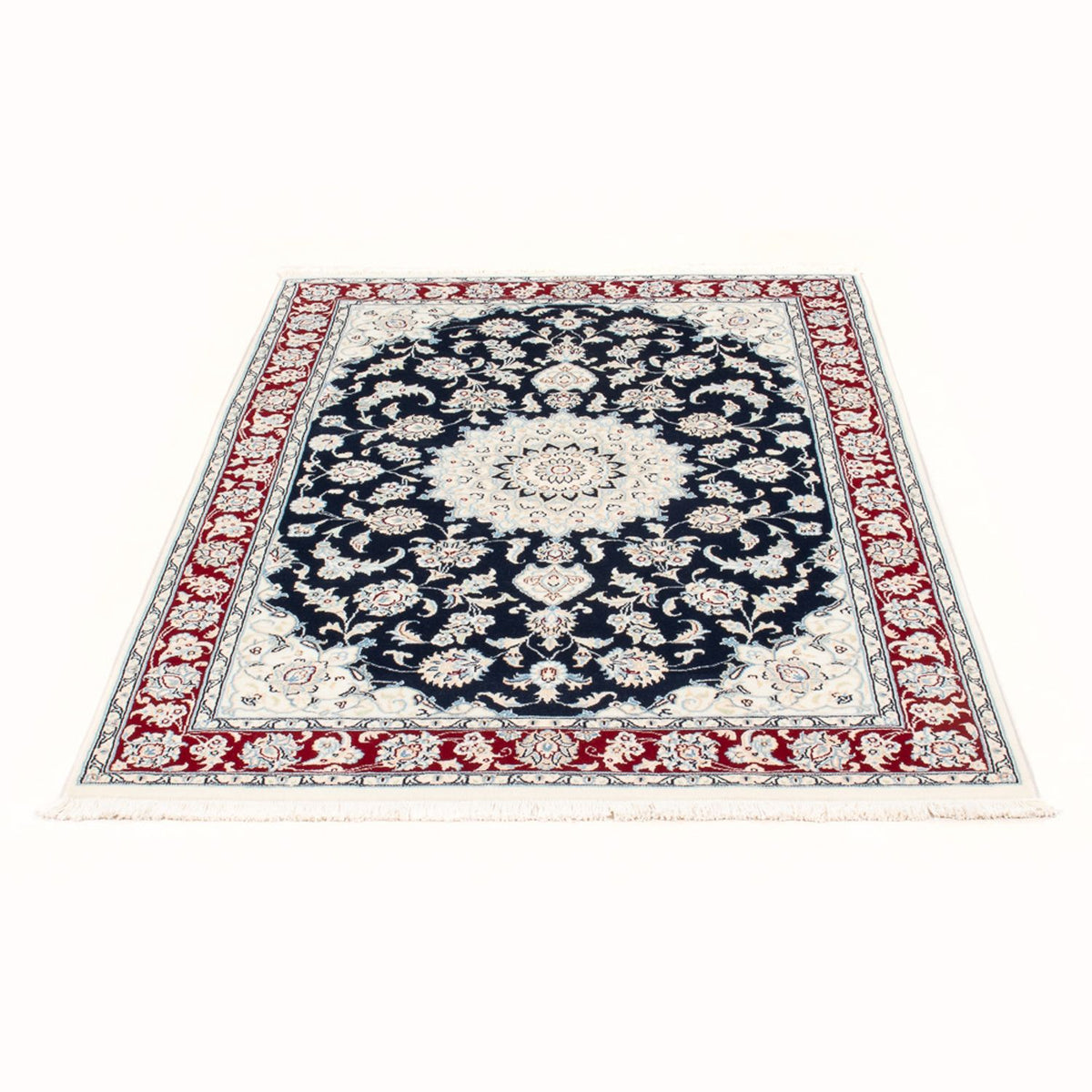 Persisk tæppe - Nain - Royal - 151 x 105 cm - mørkeblå