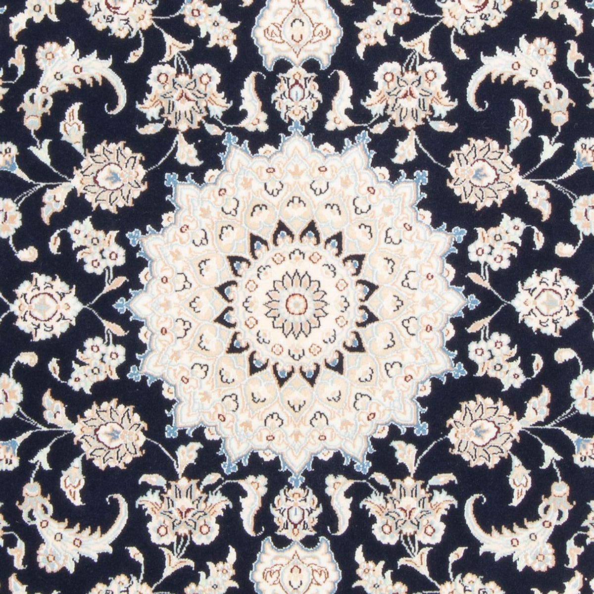 Persisk tæppe - Nain - Royal - 158 x 108 cm - mørkeblå