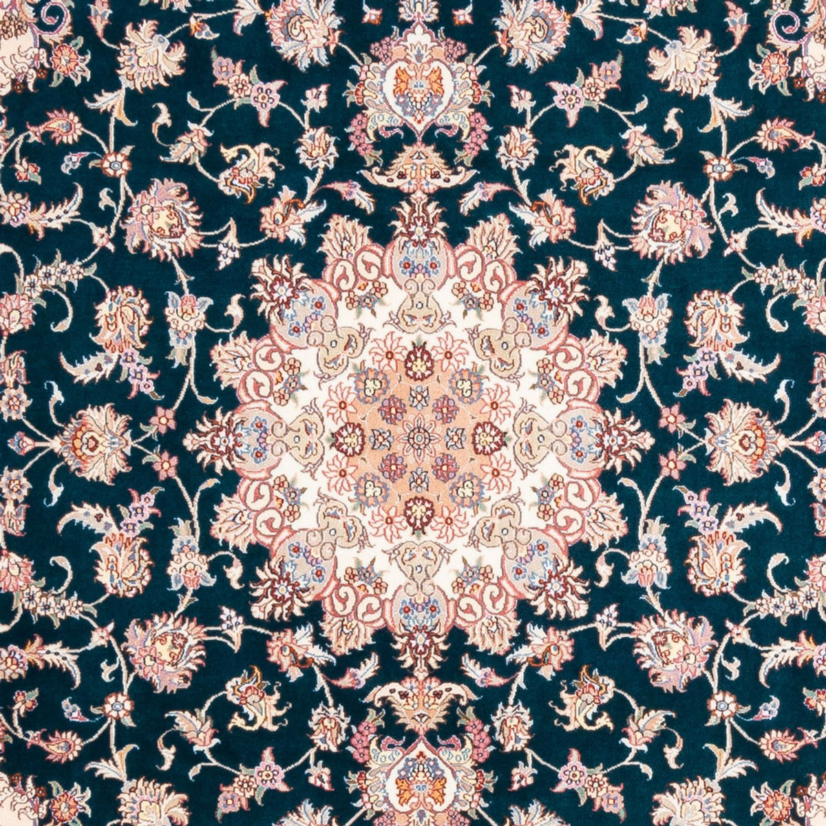 Persisk tæppe - Tabriz - Royal - 235 x 168 cm - mørkegrøn