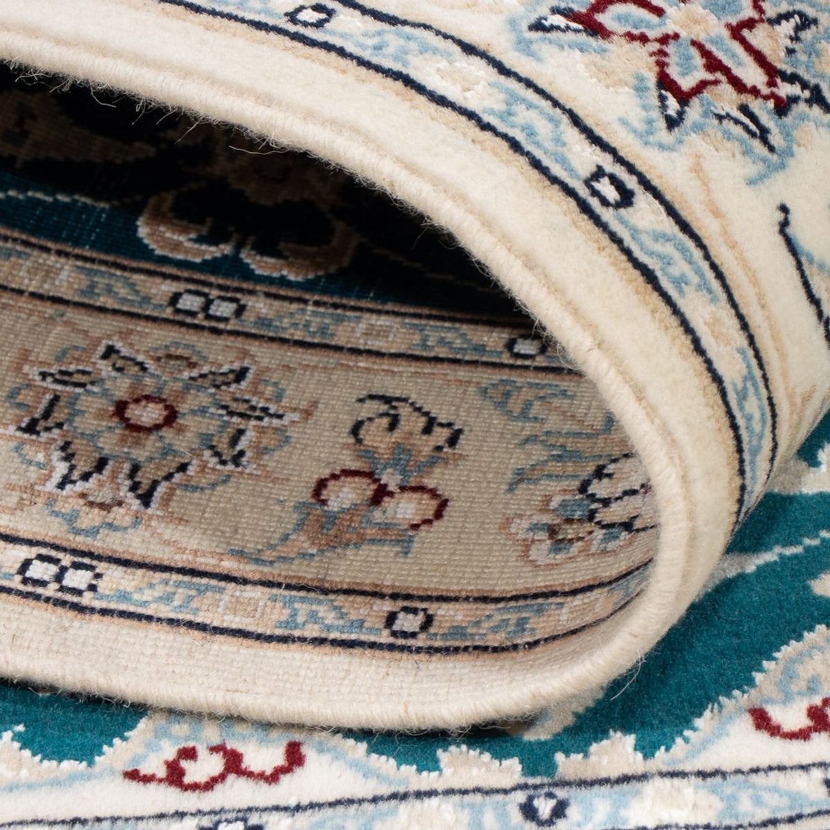 Persisk tæppe - Nain - Premium - 120 x 83 cm - grøn