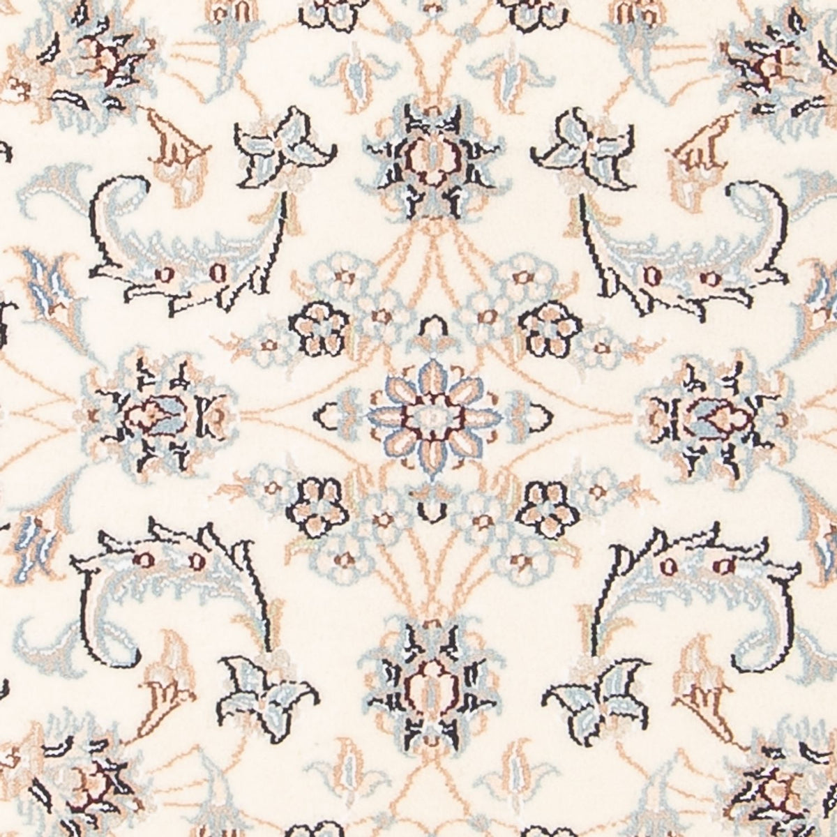 Persisk tæppe - Nain - Premium - 138 x 73 cm - creme