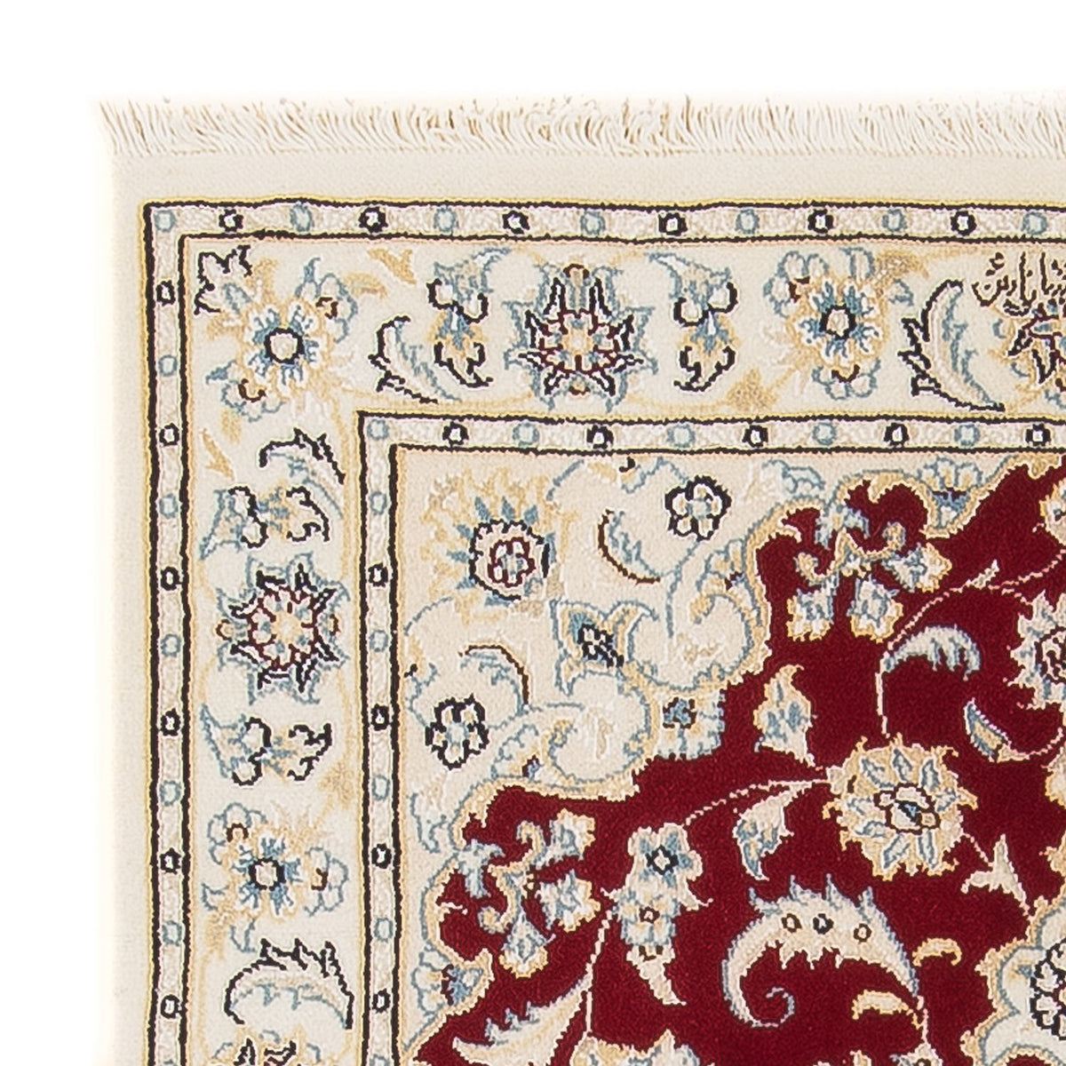 Persisk tæppe - Nain - Premium - 117 x 81 cm - rød