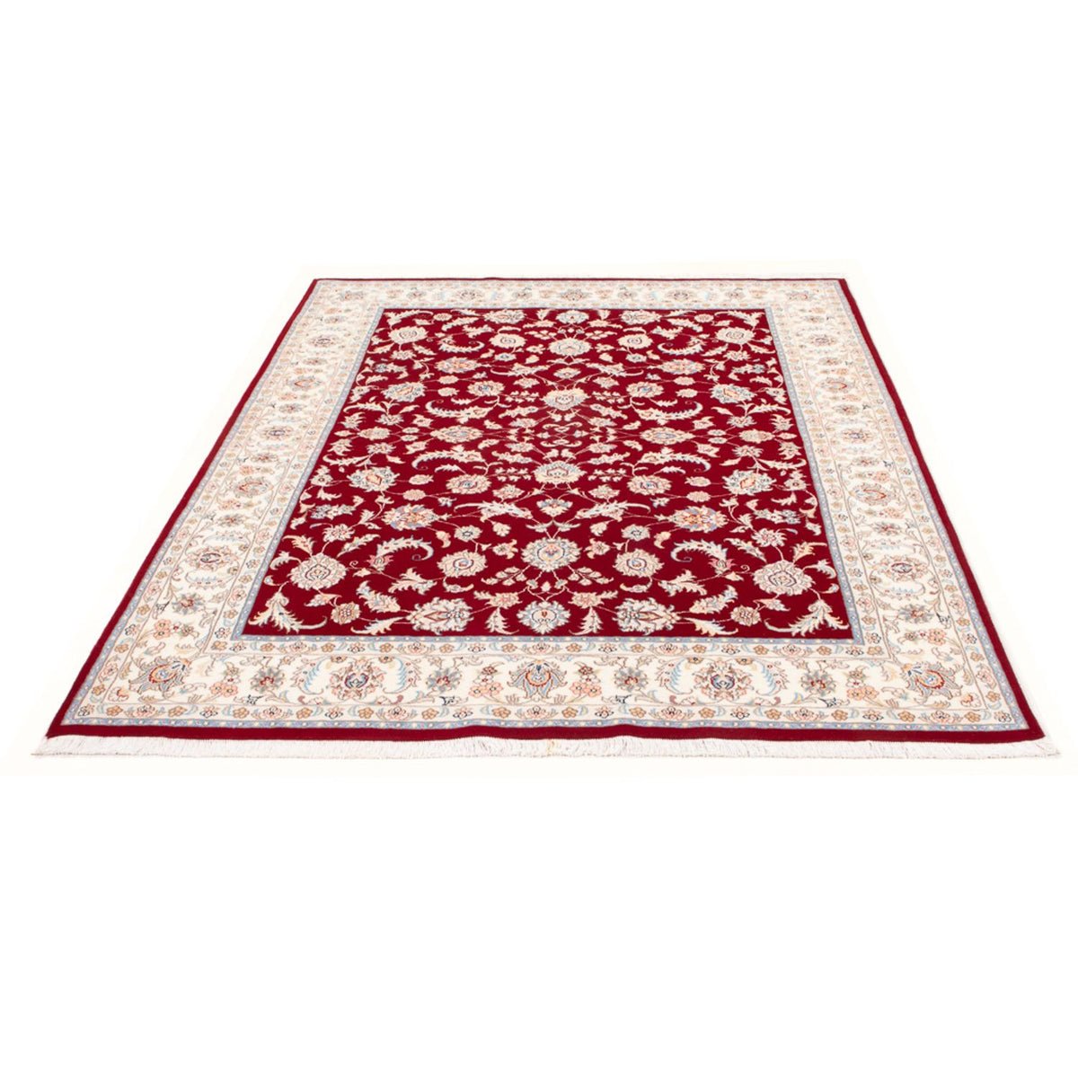 Persisk tæppe - Tabriz - Royal - 200 x 150 cm - rød