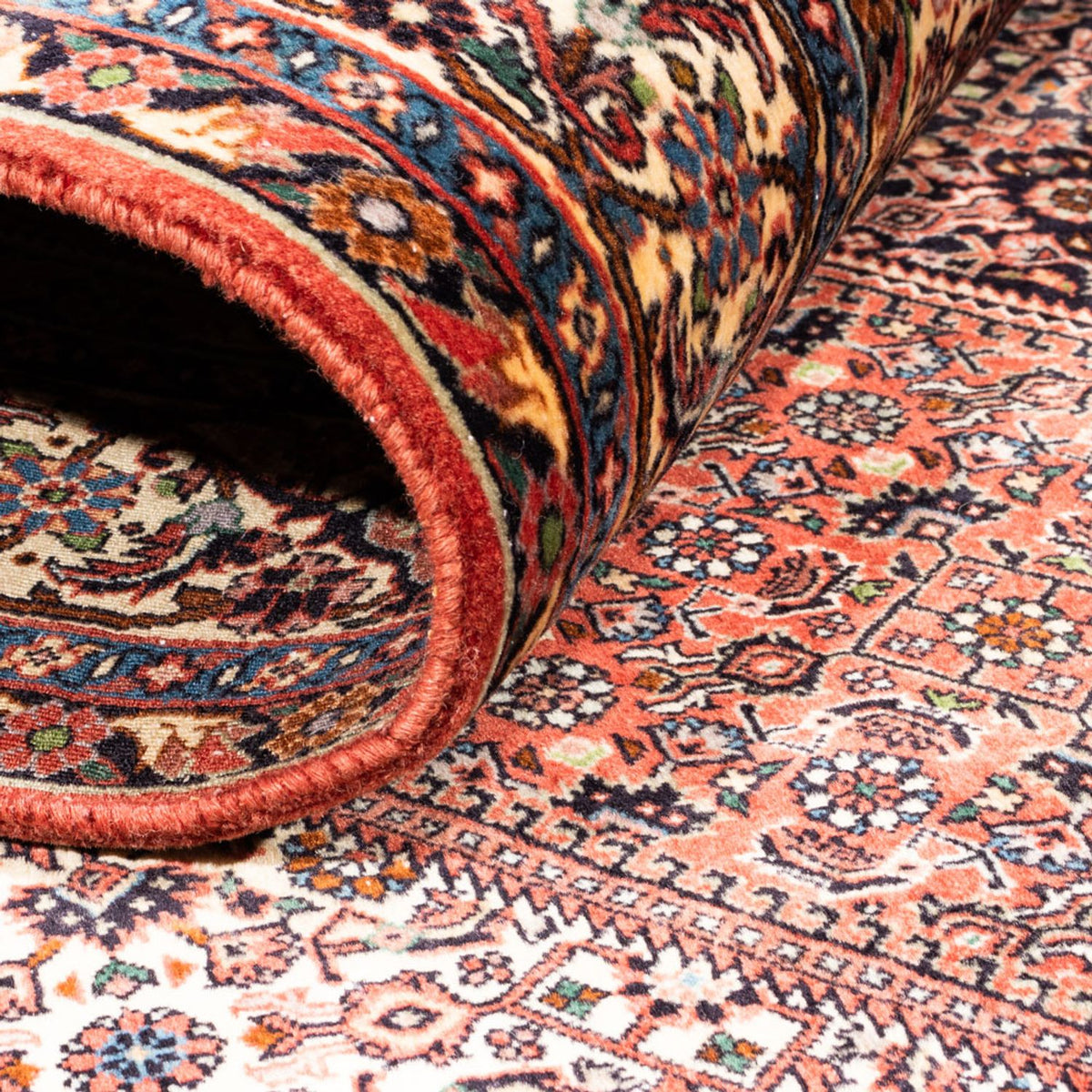 Persisk tæppe - Bijar - 235 x 170 cm - rød