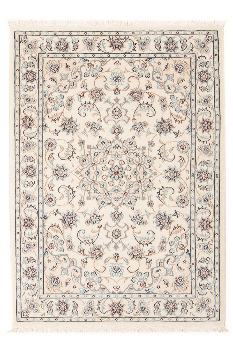 Persisk tæppe - Nain - Premium - 119 x 79 cm - creme
