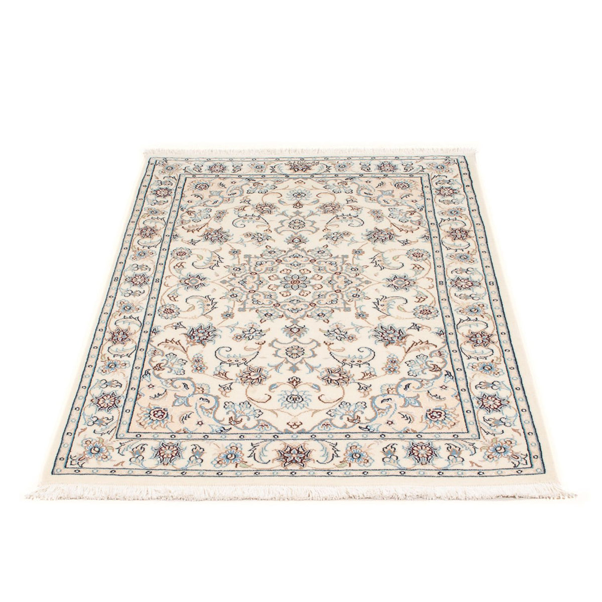 Persisk tæppe - Nain - Premium - 119 x 79 cm - creme