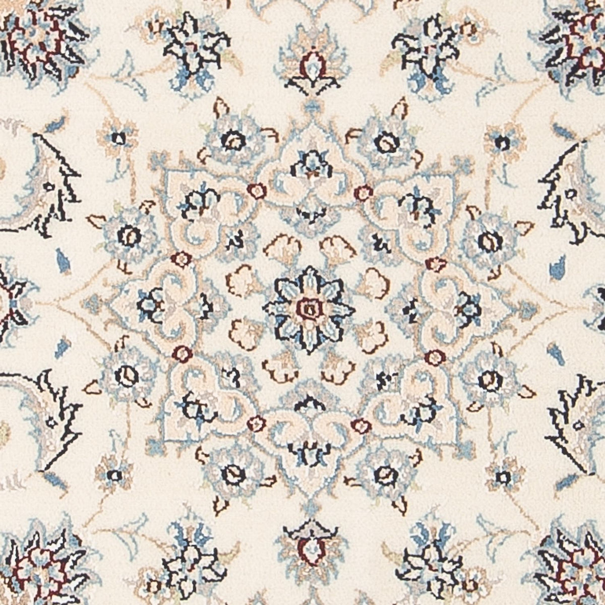 Persisk tæppe - Nain - Premium - 118 x 82 cm - creme