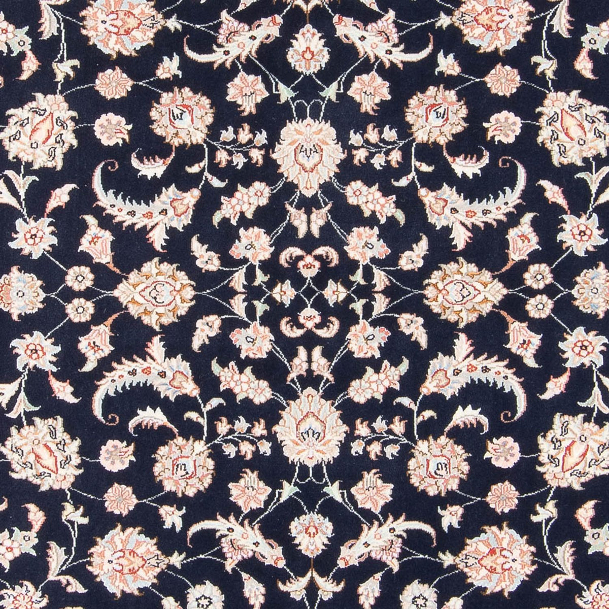 Persisk tæppe - Tabriz - Royal - 201 x 149 cm - mørkeblå