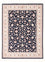 Persisk tæppe - Tabriz - Royal - 202 x 150 cm - mørkeblå