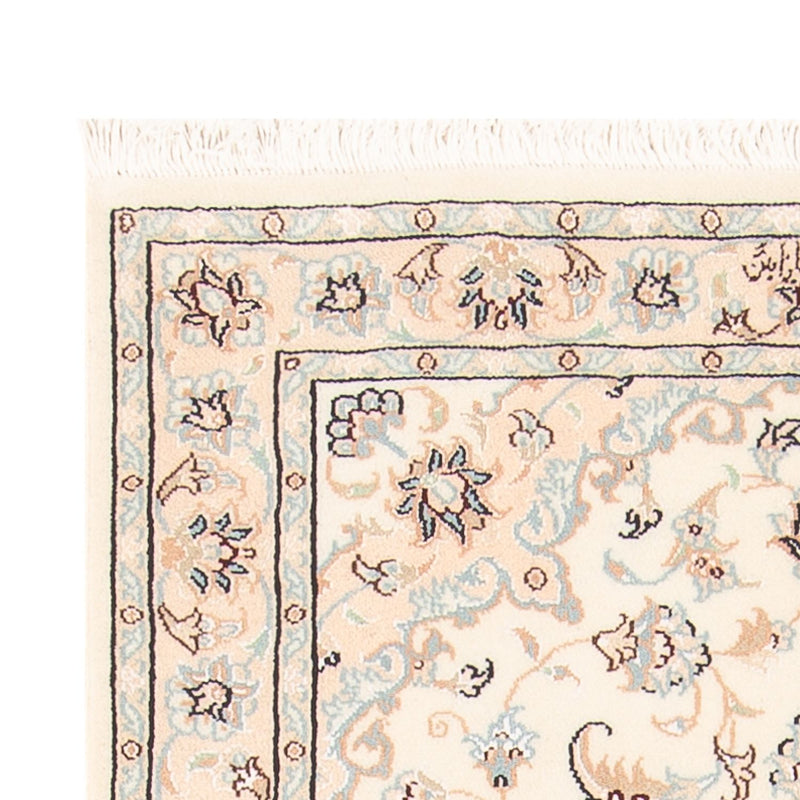Persisk tæppe - Nain - Premium - 134 x 76 cm - creme