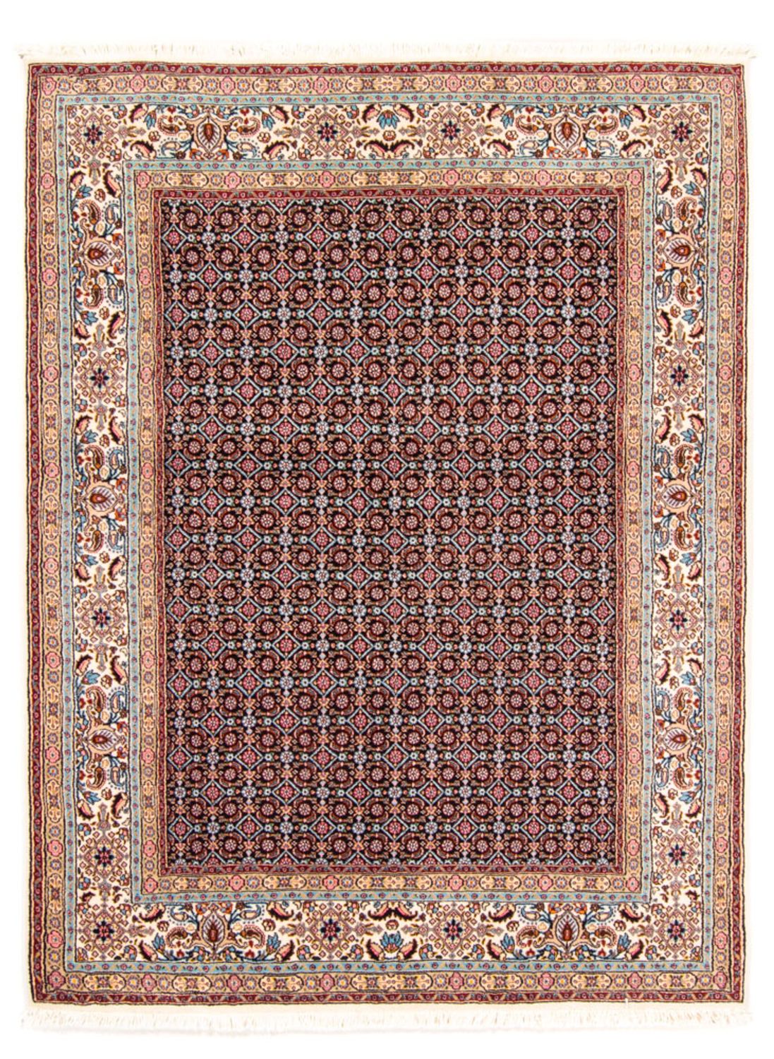Persisk tæppe - Classic - 195 x 145 cm - mørkeblå