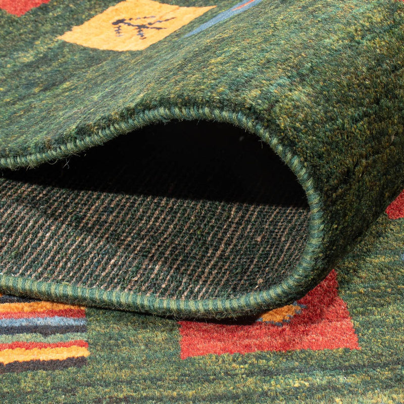 Gabbeh-tæppe - Persisk - 234 x 164 cm - flerfarvet