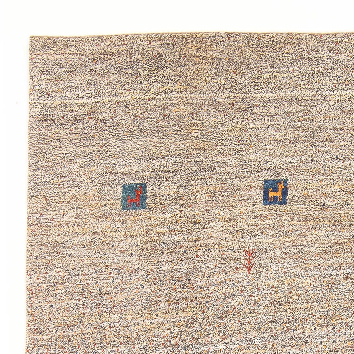 Gabbeh-tæppe - Persisk - 243 x 178 cm - natur