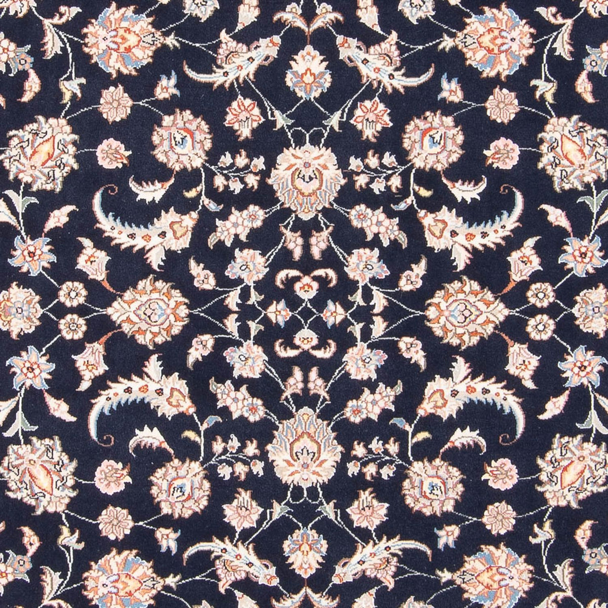 Persisk tæppe - Tabriz - Royal - 196 x 150 cm - mørkeblå