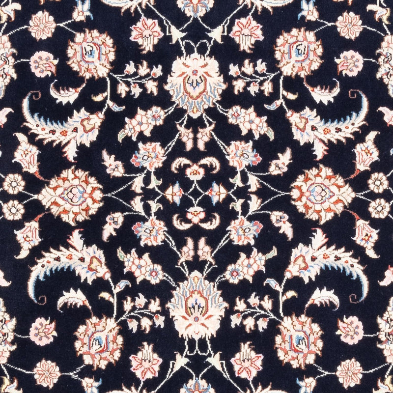 Persisk tæppe - Tabriz - 201 x 150 cm - mørkeblå