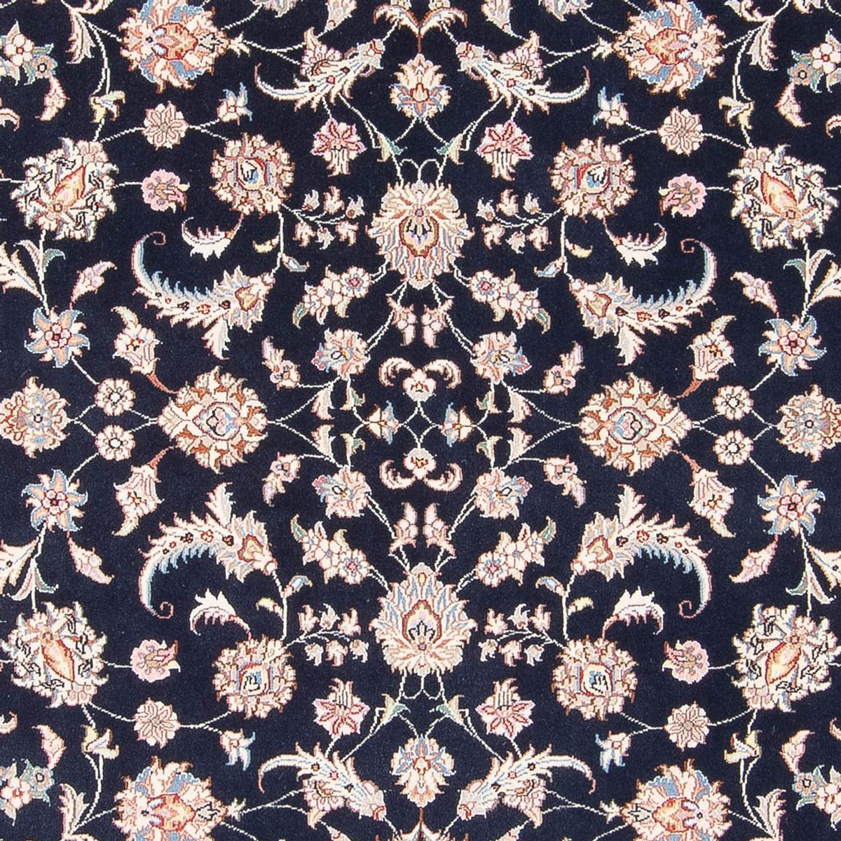 Persisk tæppe - Tabriz - Royal - 201 x 150 cm - mørkeblå