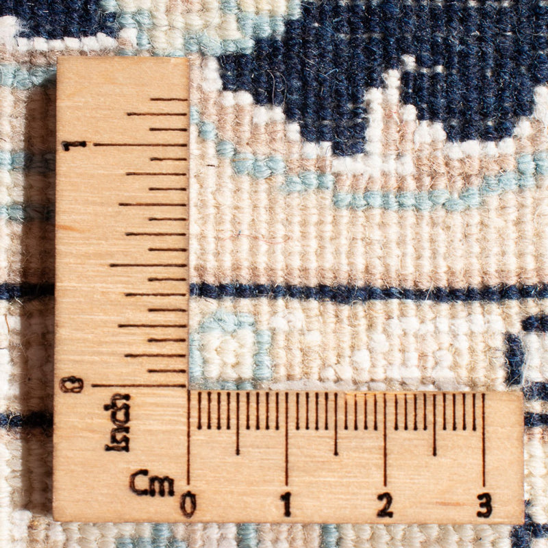 Persisk tæppe - Nain - Premium - 117 x 80 cm - mørkeblå