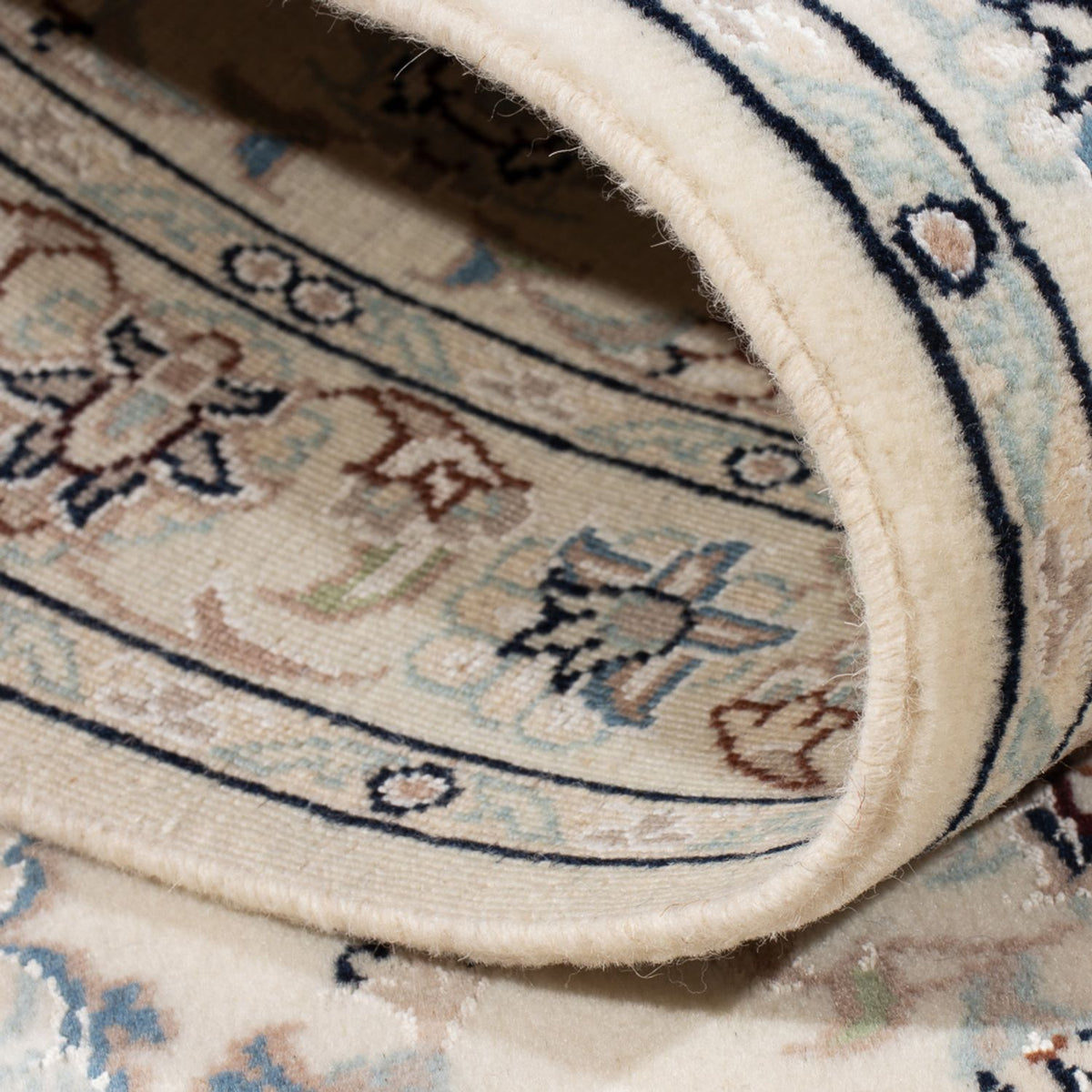 Persisk tæppe - Nain - Premium - 145 x 73 cm - creme