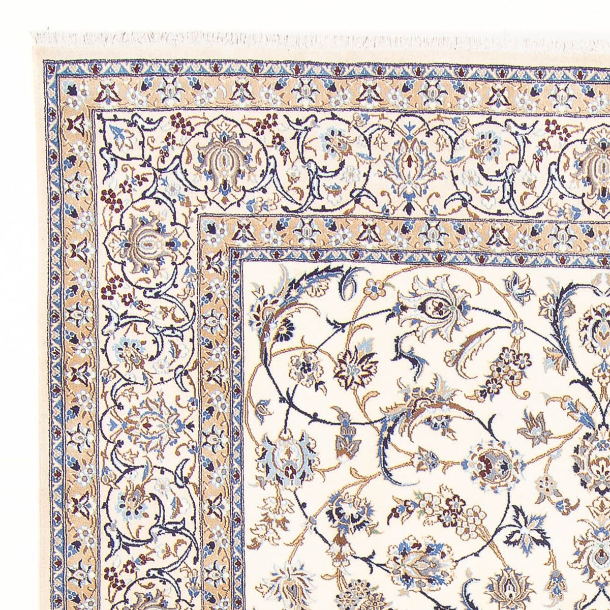 Persisk tæppe - Nain - Royal - 278 x 200 cm - creme