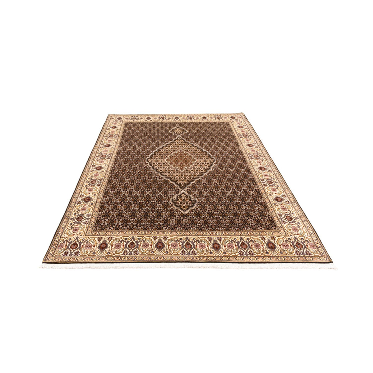 Persisk tæppe - Tabriz - Royal - 241 x 170 cm - sort