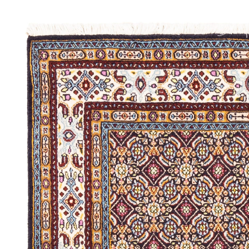 Løber Persisk tæppe - Classic - 100 x 100 cm - mørkeblå