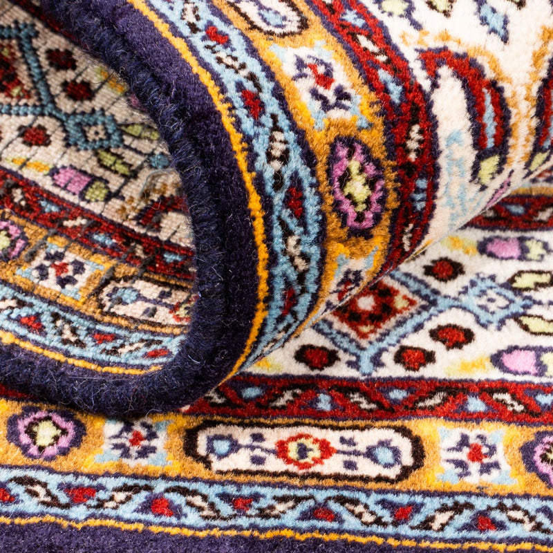 Løber Persisk tæppe - Classic - 100 x 100 cm - mørkeblå