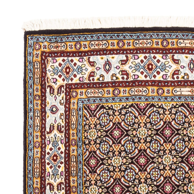 Løber Persisk tæppe - Classic - 100 x 100 cm - mørkeblå